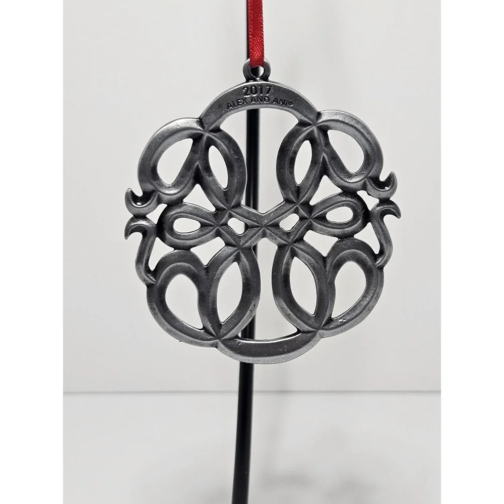 Alex & Ani Path Of Life Ornament Adorned With Swarovski Crystals Holiday Sparkle